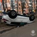 На водія, який скоїв ДТП, патрульні склали адміністративний протокол