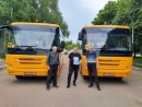 Ліцеї Соколівської громади отримали два нові шкільні автобуси