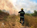 Рятувальники ліквідували 7 пожеж на відкритих територіях та 1 у житловому секторі