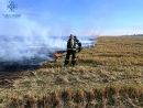 Рятувальники області ліквідували 12 пожеж сухостою на відкритих територіях та 1 в житловому секторі