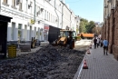 У Кропивницькому тривають роботи з облаштування першої черги маршруту безбар’єрності по вулиці Театральній