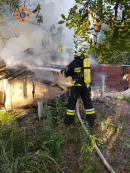 Пожежі, що виникли на Кіровоградщині протягом доби 18-19 червня
