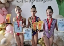 Кропивницькі грації — переможниці й призерки фестивалю з художньої гімнастики