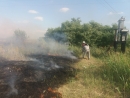 Горіло на відкритих територіях