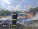 За минулу добу рятувальники області двічі виїжджали на гасіння пожеж та  більше двох десятків пожеж в екосистемах області
