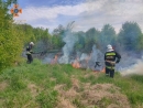 Рятувальники упродовж доби шість разів гасили пожежі сухої трави