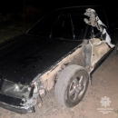 Пошкодив шлагбаум, і втік
