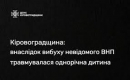 На Кіровоградщині малолітня дитина постраждала внаслідок спрацювання невідомого вибухонебезпечного предмета